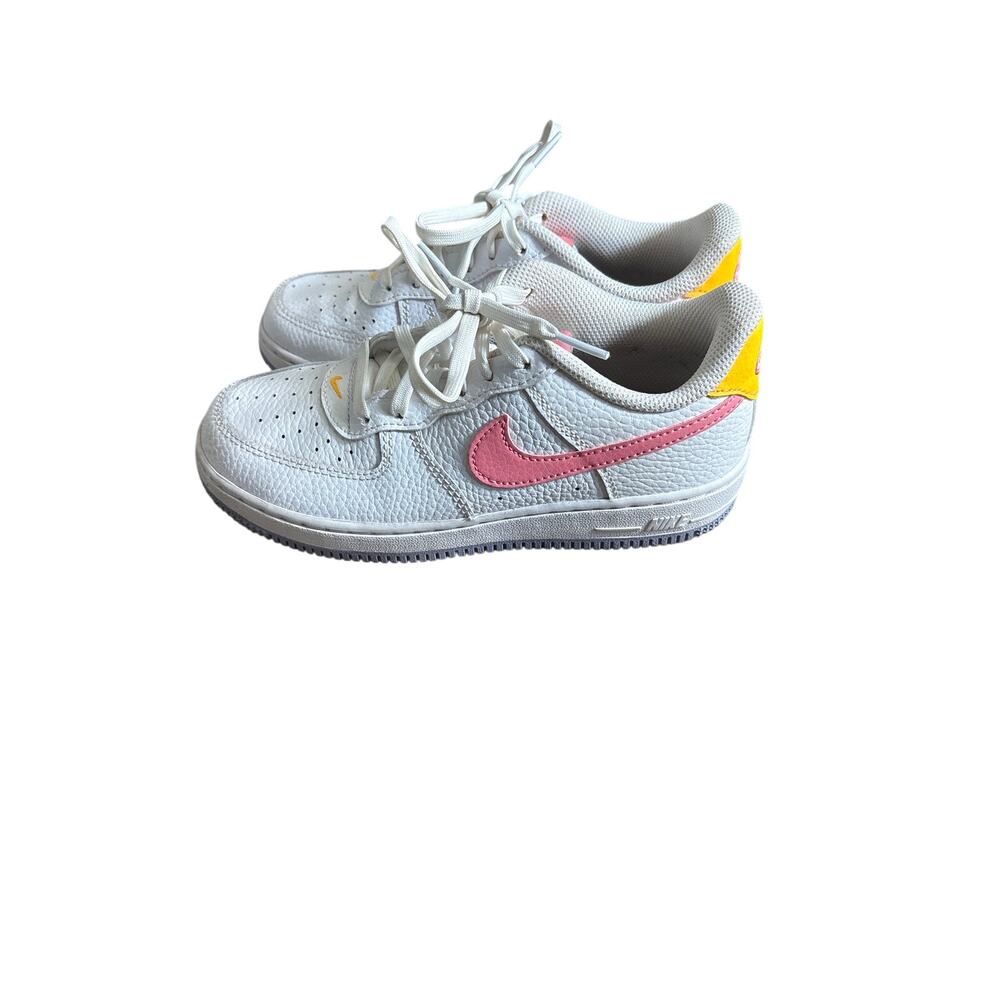 Girls Nike White Pink Tennis Shoes Sz 2.5